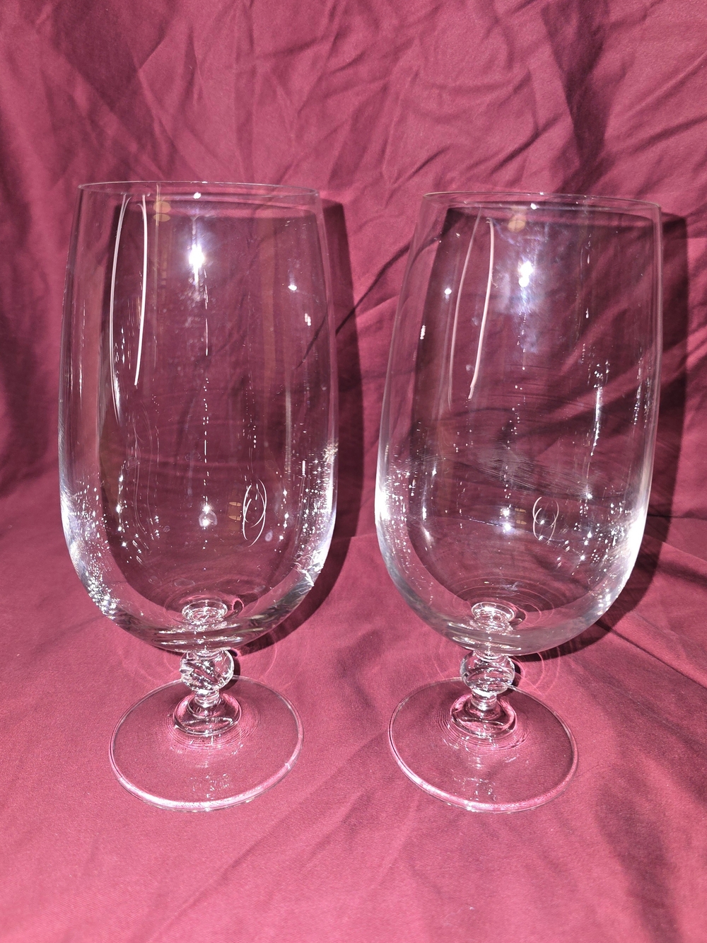 Classic Clear Wine Goblets - Pair